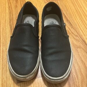 Black Slip On Vans
